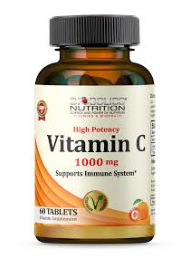 Biobolics Nutrition High Potency Vitamin C 1000mg Tablets For Immune System Support 60 Tablets